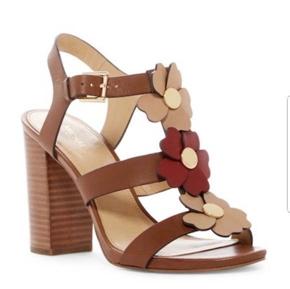 michael kors floral sandals